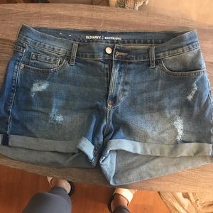 Old Navy boyfriend DENIM shorts 👖💙